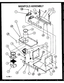 Manifold Assembly parts for Amana Furnace GUD115X50A/P1164512F from AppliancePartsPros.com