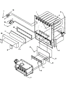 Heat Exchanger And Manifold Assembly parts for Amana Furnace GUD115X50B/P1208006F from AppliancePartsPros.com