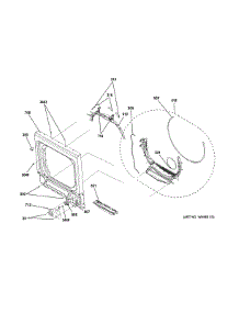 Front Panel parts for Ge Laundry Center GUD27GSSJ1WW from AppliancePartsPros.com