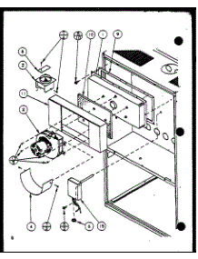 (Gui045b25a / P9898101f) (Gui070b30a / P9898102f) (Gui070b40a / P9898103f) (Gui090b30a / P9898104f) (Gui090b50a / P9898105f) parts for Amana Furnace GUI045B25A/P9898101F from AppliancePartsPros.com