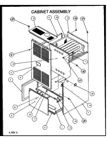 Cabinet Assembly parts for Amana Furnace GUI090D30A/P1159804F from AppliancePartsPros.com