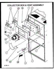 Collector Box & Vent Assembly parts for Amana Furnace GUI140X35A/P1174508F from AppliancePartsPros.com