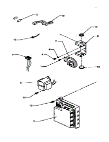 Control Box Assy parts for Amana Furnace GUIB090A30/P1186404F from AppliancePartsPros.com