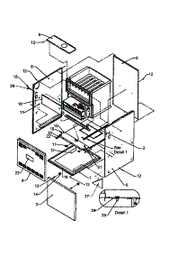 Cabinet Assembly parts for Amana Heating Cooling Combined Unit GUIB090CX50/P1207705F from AppliancePartsPros.com