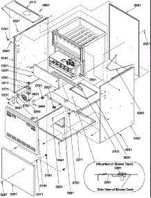 Cabinet Assembly parts for Amana Furnace GUIC070DX40/P1226709F from AppliancePartsPros.com