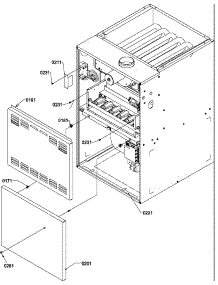 Front Panels parts for Amana Furnace GUID045CX30/P1220501F from AppliancePartsPros.com