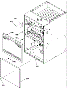 Front Panels parts for Amana Furnace GUID045DX30/P1227001F from AppliancePartsPros.com