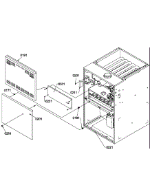 Front Panels parts for Amana Furnace GUIS070CA35/P1211003F from AppliancePartsPros.com