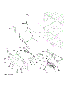Controls & Backsplash parts for Ge Laundry Center GUV27ESSM1WW from AppliancePartsPros.com