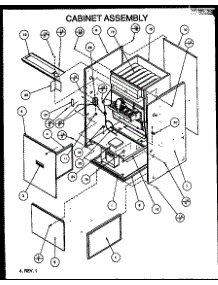 Cabinet Assembly parts for Amana Furnace GUX045B30A/P1161701F from AppliancePartsPros.com