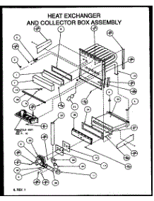 Heat Exchanger And Collector Box Assembly parts for Amana Furnace GUX070B40A/P1161703F from AppliancePartsPros.com
