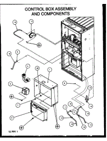 Control Box Assembly And Components parts for Amana Furnace GUX070X30A/P1161708F from AppliancePartsPros.com