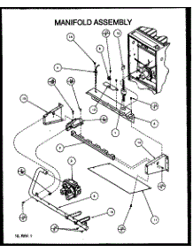Manifold Assembly parts for Amana Furnace GUX090B50A/P1161705F from AppliancePartsPros.com