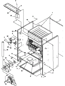 Cabinet Assembly parts for Amana Furnace GUX090X35B/P1207804F from AppliancePartsPros.com