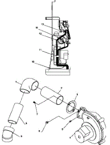 Pressure Controls parts for Amana Furnace GUX090X50B/P1207805F from AppliancePartsPros.com