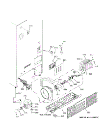 Machine Compartment parts for Ge Bottom-Mount Refrigerator GWE19JSLDFSS from AppliancePartsPros.com
