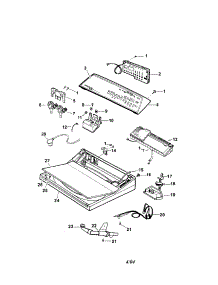 Top Deck And Electronics parts for  Washer GWL10-96167 from AppliancePartsPros.com