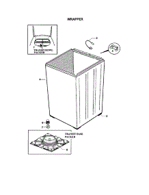 Wrapper parts for  Washer GWL11-96151 from AppliancePartsPros.com