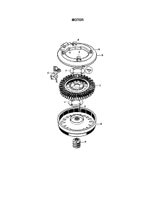 Motor parts for  Washer GWL11-96151 from AppliancePartsPros.com