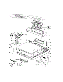 Top Deck And Electronics parts for  Washer GWL11-96151B from AppliancePartsPros.com