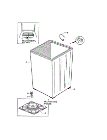 Wrapper parts for  Washer GWL11-96151B from AppliancePartsPros.com