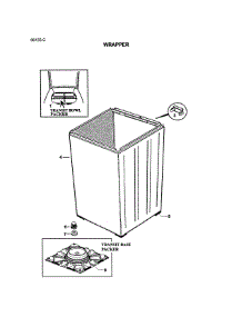 Cabinet Assy parts for  Washer GWL15-96155C from AppliancePartsPros.com