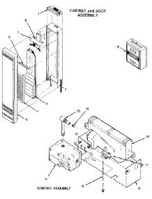 Cabinet And Body Assembly parts for Suburban Wall Heater GWW-20P-NAT from AppliancePartsPros.com