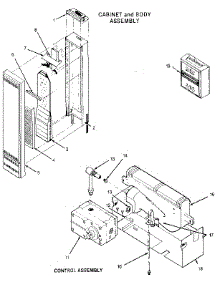 Cabinet And Body Assembly parts for Suburban Wall Heater GWW-25P-NAT from AppliancePartsPros.com