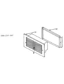 Rear Outlet Kit 1593 (9Rd16-Rear Discharge Kit) parts for Suburban Wall Heater GWW-25P-NAT from AppliancePartsPros.com