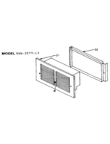 Rear Outlet Kit 1593 (9Rd16-Rear Discharge Kit) parts for Suburban Wall Heater GWW-25PT-LP from AppliancePartsPros.com
