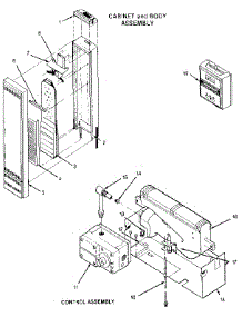 Cabinet And Body Assembly parts for Suburban Wall Heater GWW-25PT-NAT from AppliancePartsPros.com