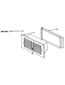 Rear Outlet Kit 1593 (9Rd16-Rear Discharge Kit) parts for Suburban Wall Heater GWW-25PT-NAT from AppliancePartsPros.com