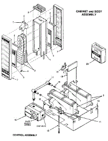 Cabinet And Body Assembly parts for Suburban Wall Heater GWW-50P-LP from AppliancePartsPros.com