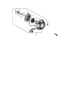 Recoil Starter parts for Honda Lawn & Garden Engine GX270VWN2 from AppliancePartsPros.com