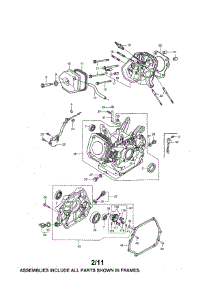 Cylinder / Cover parts for Honda Lawn & Garden Engine GX390T2 from AppliancePartsPros.com