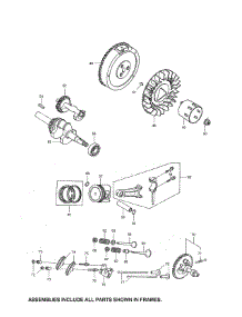 Crankshaft / Flywheel parts for Honda Lawn & Garden Engine GX390T2 from AppliancePartsPros.com