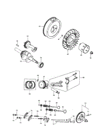 Flywheel / Crankshaft parts for Honda Lawn & Garden Engine GX390UT1 from AppliancePartsPros.com