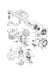 Starter / Fuel Tank parts for Honda Lawn & Garden Engine GX390UT1 from AppliancePartsPros.com