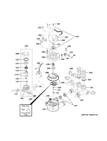 Pump parts for Ge Water Softener GXSF30V02 from AppliancePartsPros.com