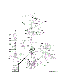 Pump parts for Ge Water Softener GXSH45V01 from AppliancePartsPros.com