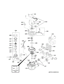 Pump parts for Ge Water Softener GXSHC40N00 from AppliancePartsPros.com