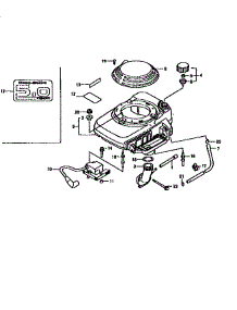 Fan Cover parts for Honda Lawn & Garden Engine GXV140A1 from AppliancePartsPros.com