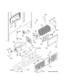 Machine Compartment parts for Ge Bottom-Mount Refrigerator GYE22GYNGFS from AppliancePartsPros.com