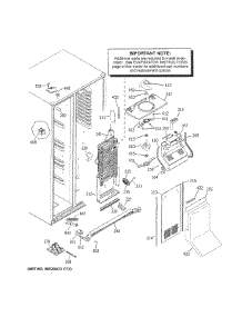 Freezer Section parts for Ge Side-By-Side Refrigerator GZS22IBNBHTS from AppliancePartsPros.com