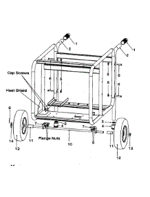 Wheel Kit parts for Porter Cable Generator H1000 from AppliancePartsPros.com