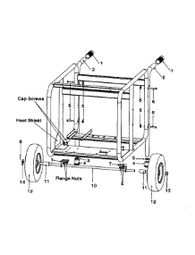 Wheel Kit parts for Porter Cable Generator H1000IS-W from AppliancePartsPros.com