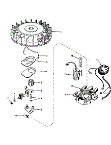 Magneto No. 29980 (Phelon F-3220H-3) parts for Lauson Lawn & Garden Engine H22J-2038P from AppliancePartsPros.com