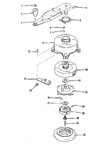 Ratchet Self Starter No. 30067 parts for Lauson Lawn & Garden Engine H22J-2038P from AppliancePartsPros.com