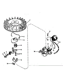 Magneto No. 610673 parts for Lauson Lawn & Garden Engine H22R-3051P from AppliancePartsPros.com