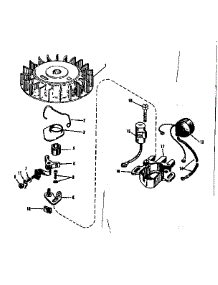 Magneto parts for Lauson Lawn & Garden Engine H22R-3052 from AppliancePartsPros.com